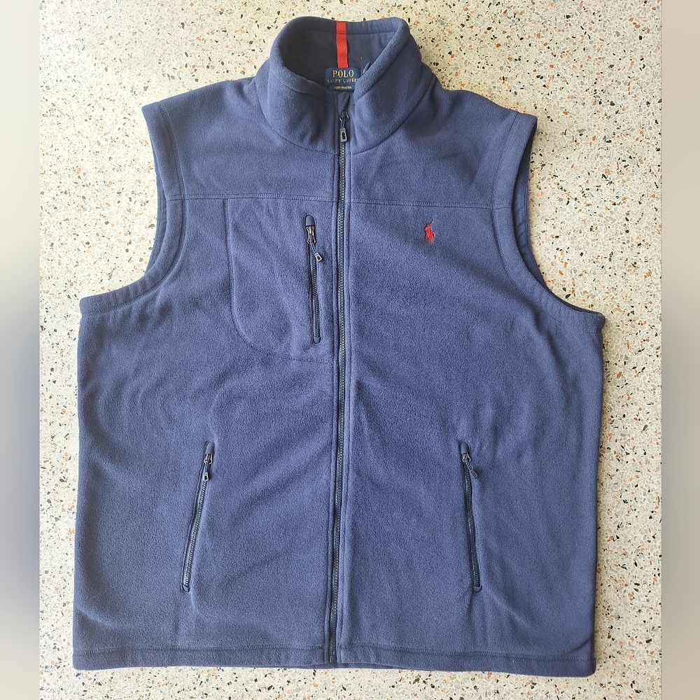 Polo Ralph Lauren Brushed‎ Performance Full Zip Fleece Vest